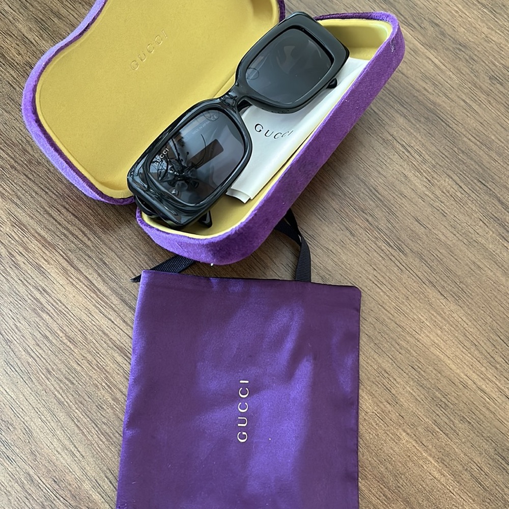 Gucci Kering 54mm Rectangular Sunglasses - image 4